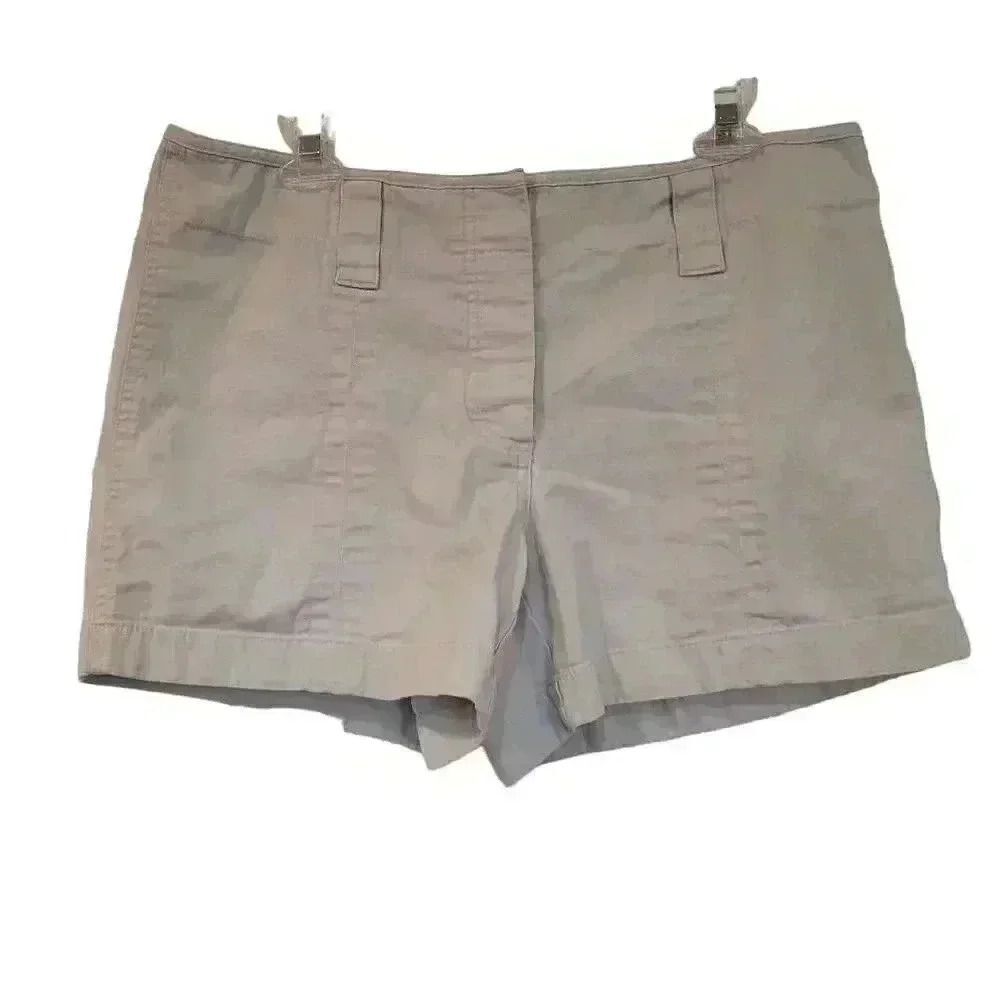 Covington Women's Tan Cotton Spandex Shorts
